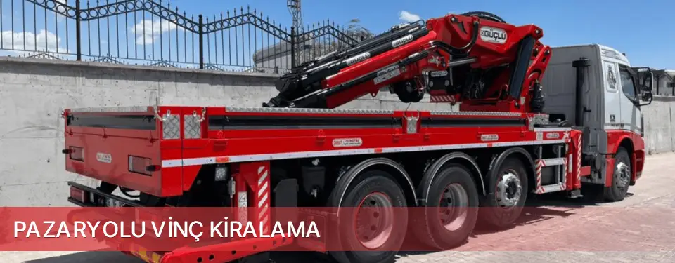 Pazaryolu İlçemi Vinç Kiralama